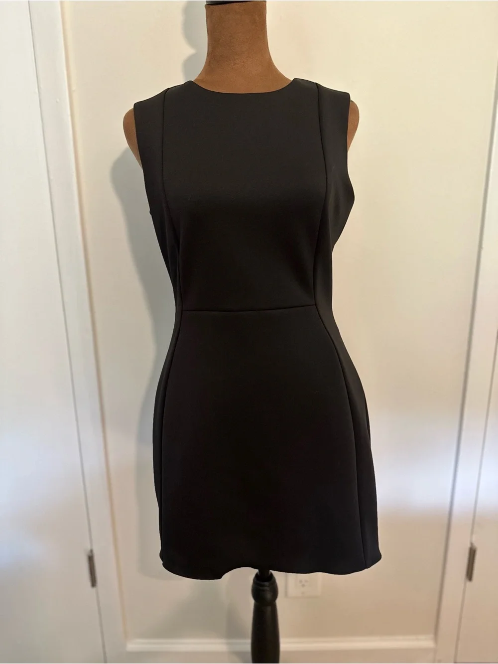 Calvin Klein Black Sleeveless Mini Dress